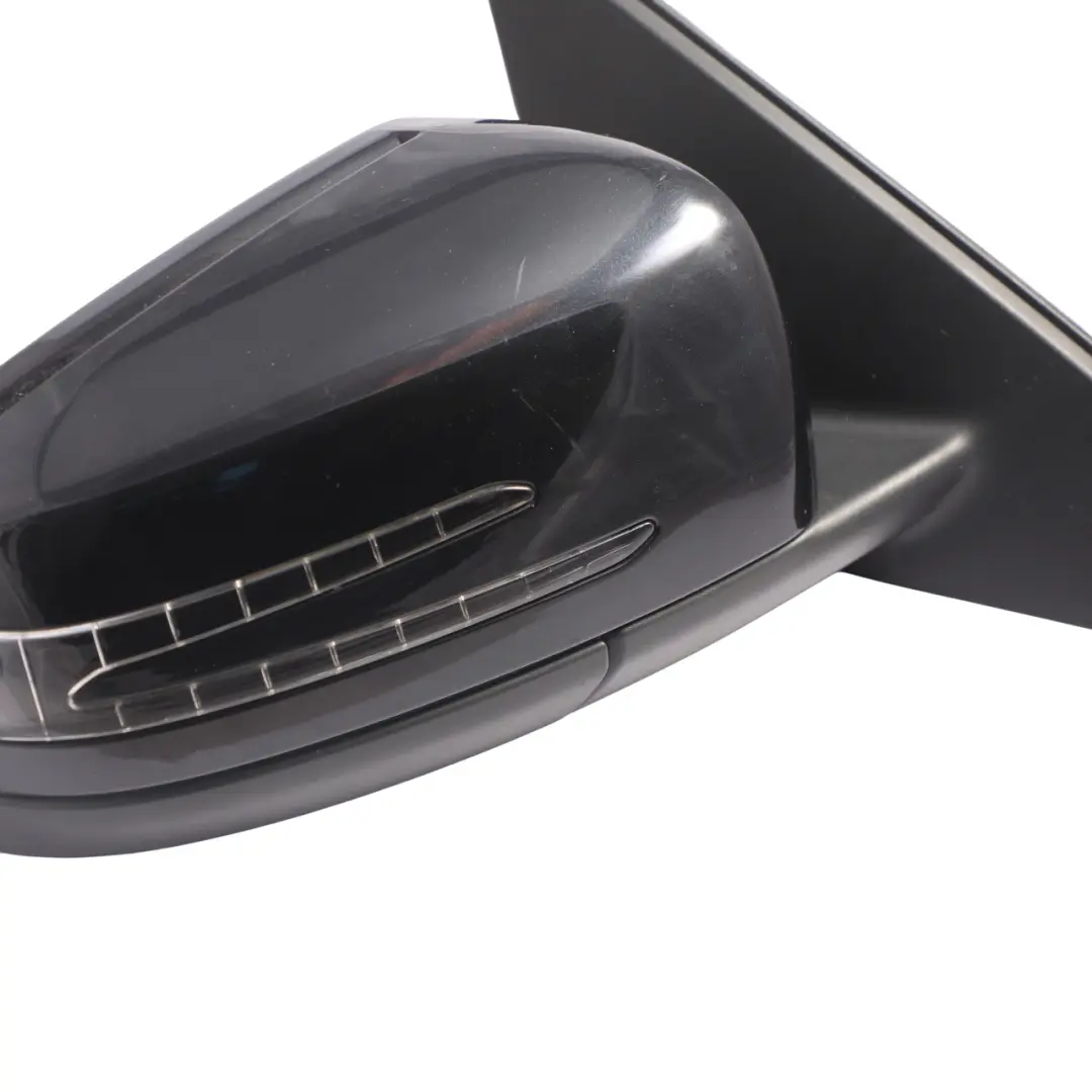Door Wing Mirror Outside Right O/S Kosmos Black - 191 to Mercedes W176 with Part number A1768100276 Mercedes W176 Door Wing Mirror Outside Right O/S Kosmos Black - 191 - SKU RHD-A1768100276-KB2 - Part number A1768100276