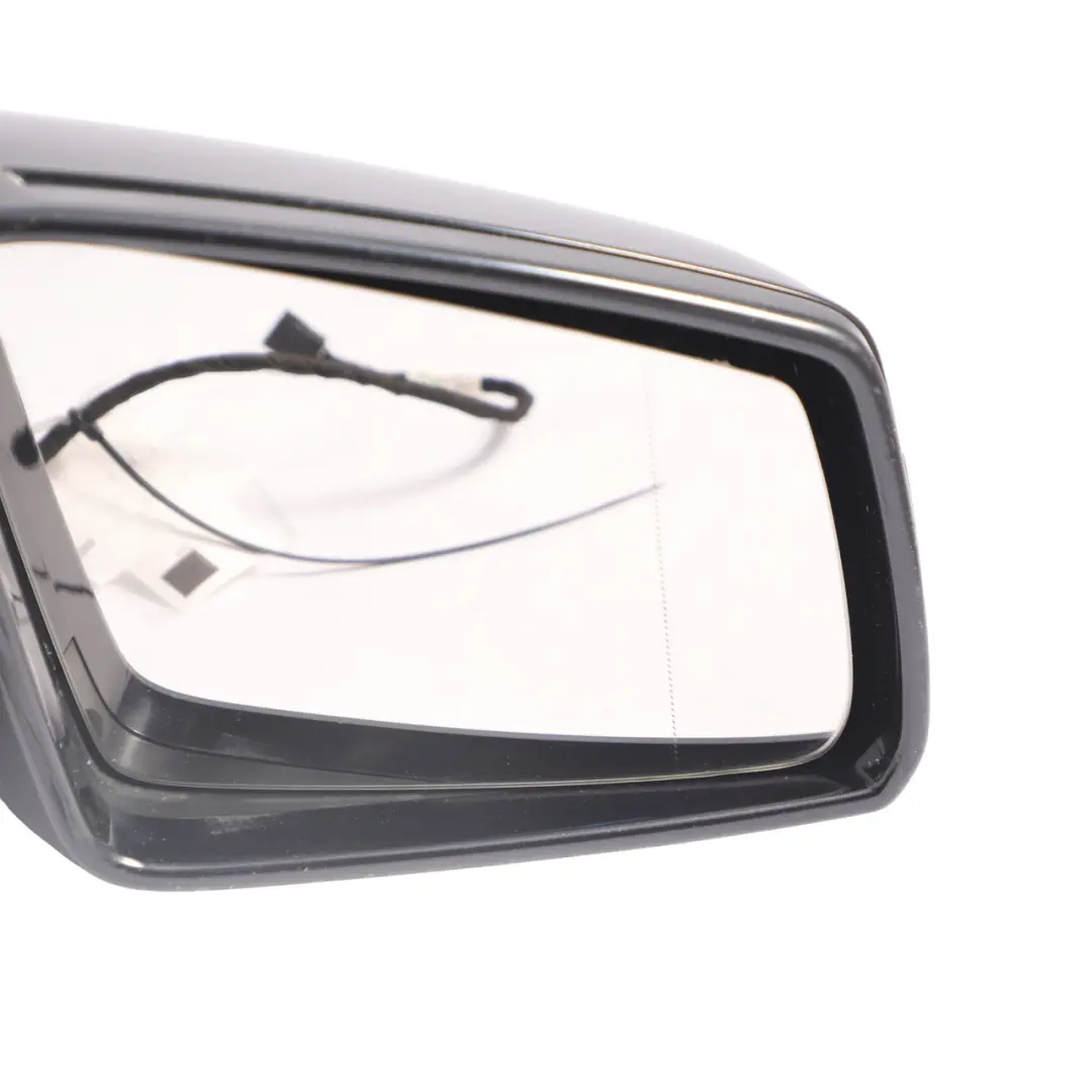Door Wing Mirror Outside Right O/S Kosmos Black - 191 to Mercedes W176 with Part number A1768100276 Mercedes W176 Door Wing Mirror Outside Right O/S Kosmos Black - 191 - SKU RHD-A1768100276-KB2 - Part number A1768100276