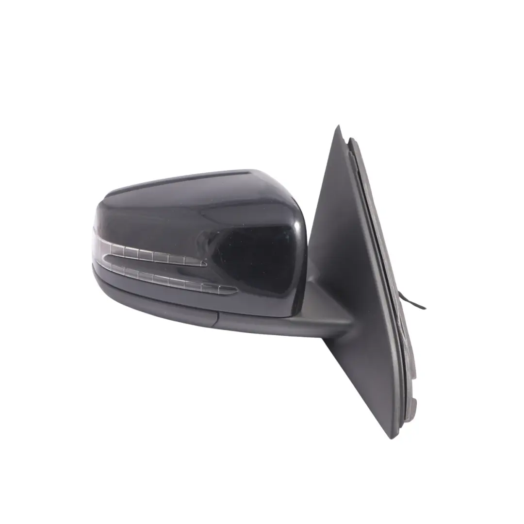 Door Wing Mirror Outside Right O/S Kosmos Black - 191 to Mercedes W176 with Part number A1768100276 Mercedes W176 Door Wing Mirror Outside Right O/S Kosmos Black - 191 - SKU RHD-A1768100276-KB2 - Part number A1768100276