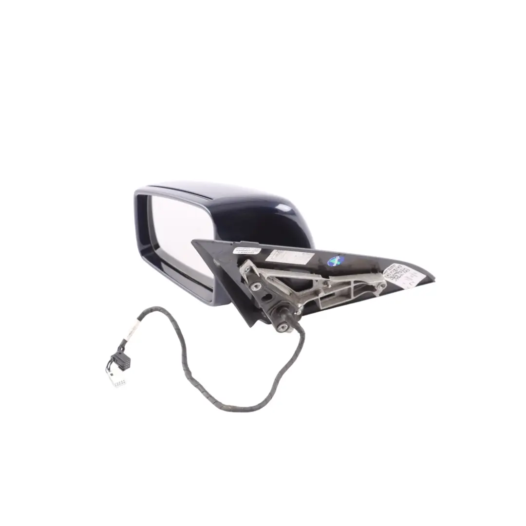 Mercedes W176 Wing Mirror Power Fold Left N/S Cavansite Blue-890 - SKU RHD-A1768100500-CVB - Part number A1768100500