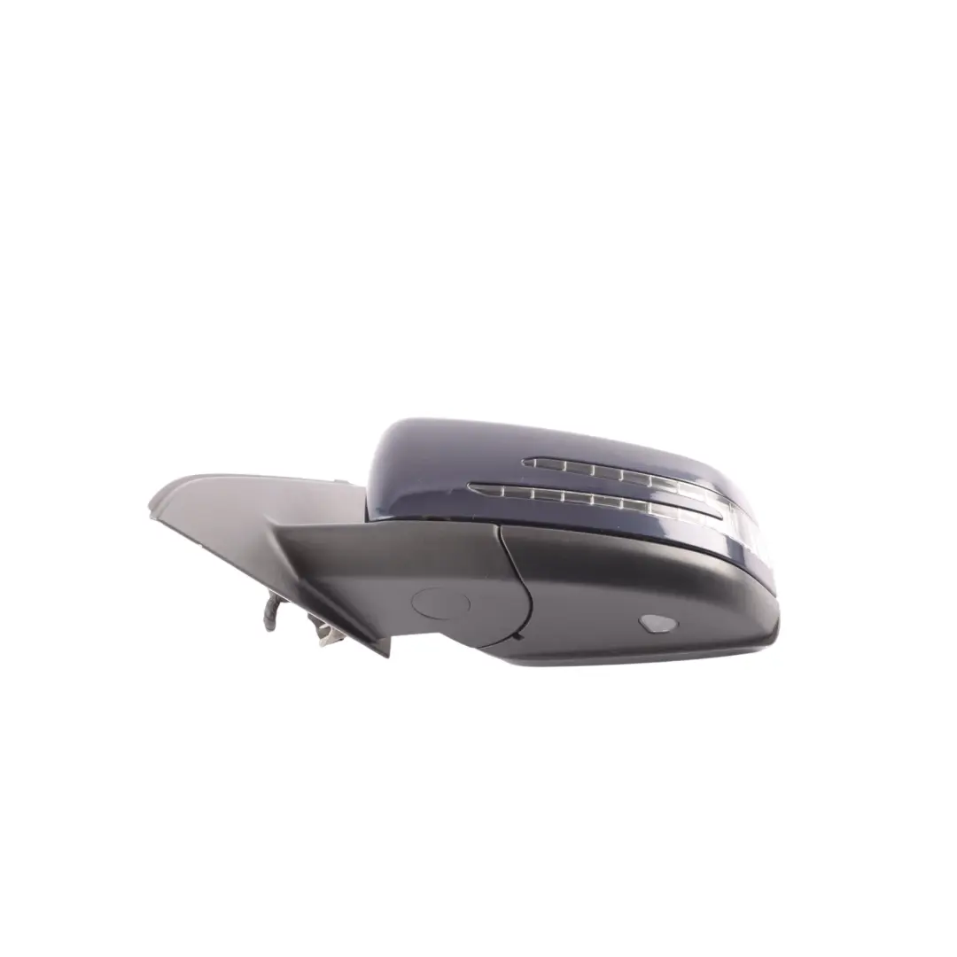 Wing Mirror Power Fold Left N/S Cavansite Blue-890 to Mercedes W176 with Part number A1768100500 Mercedes W176 Wing Mirror Power Fold Left N/S Cavansite Blue-890 - SKU RHD-A1768100500-CVB - Part number A1768100500