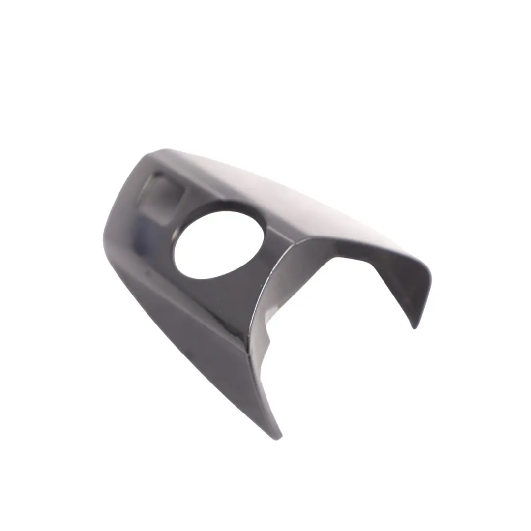 Front Door Handle Lock Cover Cap Right O/S Obsidian Black - 197 to Mercedes W176 with Part number A2047661425 Mercedes W176 Front Door Handle Lock Cover Cap Right O/S Obsidian Black - 197 - SKU RHD-A2047661425-OB - Part number A2047661425