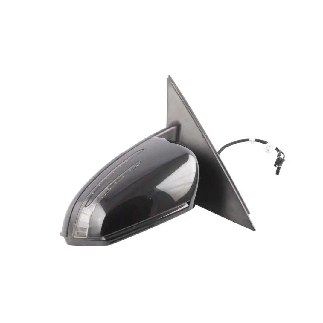 Wing Mirror Power Fold Door Left N/S Obsidian Black Metallic 197 to Mercedes W204 with Part number A2048103176 Mercedes W204 Wing Mirror Power Fold Door Left N/S Obsidian Black Metallic 197 - SKU RHD-A2048103176-OB - Part number A2048103176