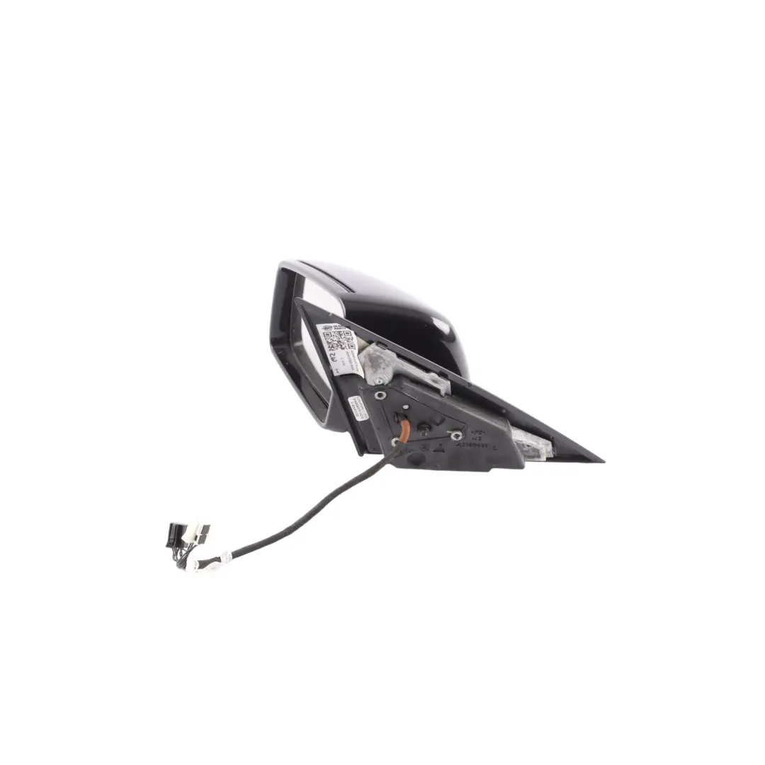 Mercedes W204 Wing Mirror Power Fold Door Left N/S Obsidian Black Metallic 197 - SKU RHD-A2048103176-OB - Part number A2048103176