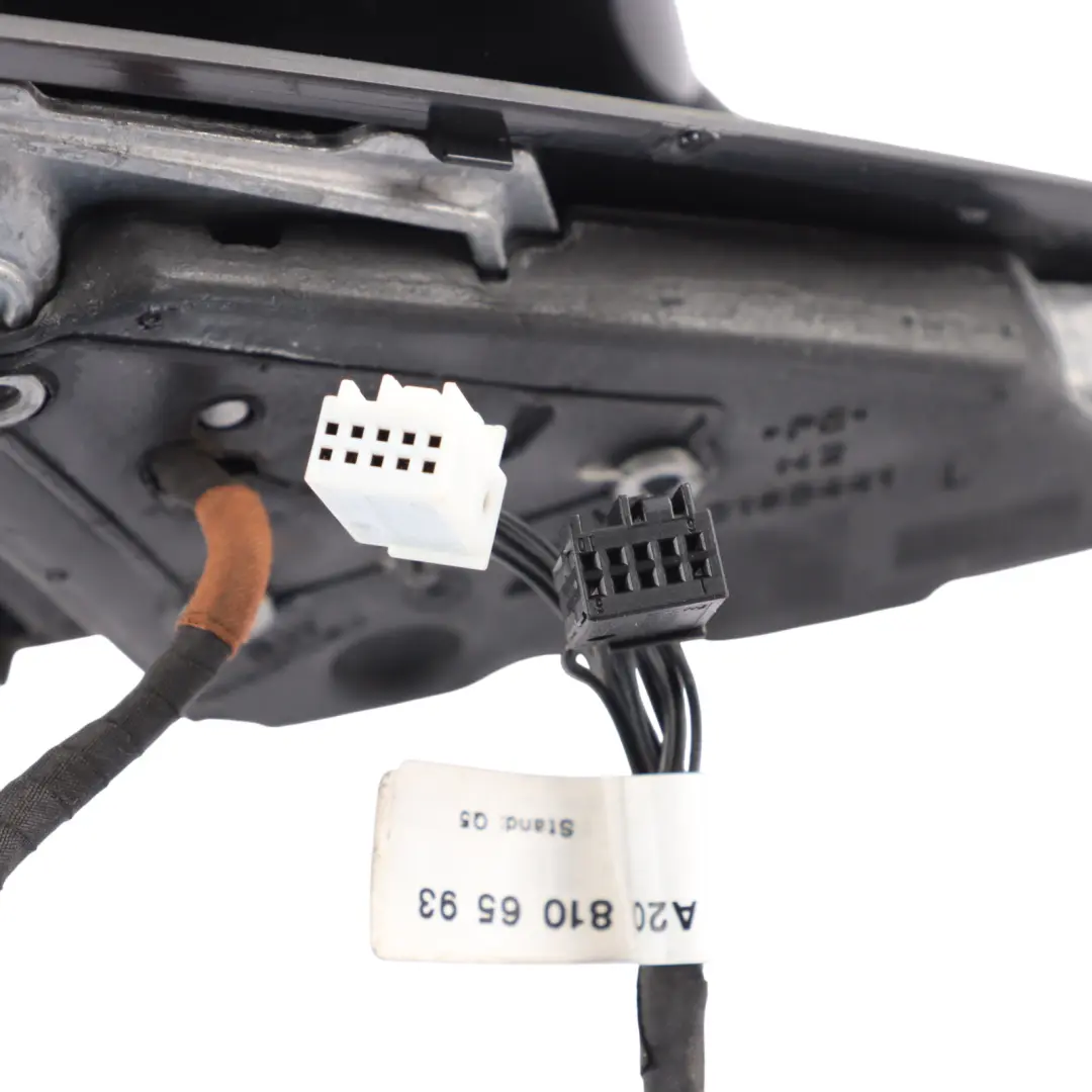 Mercedes W204 Wing Mirror Power Fold Door Left N/S Obsidian Black Metallic 197 - SKU RHD-A2048103176-OB - Part number A2048103176