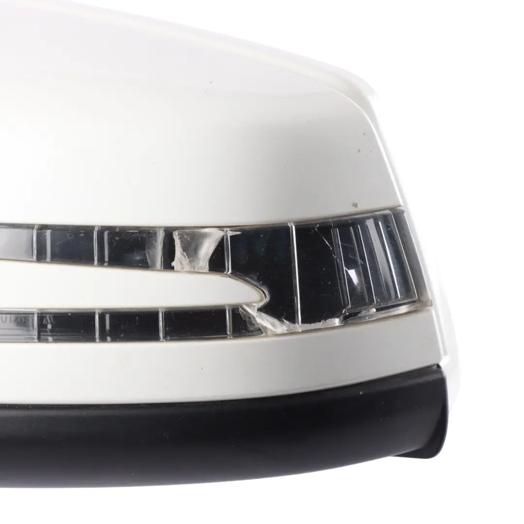 Wing Mirror Power Fold Door Left N/S Polar White - 149 to Mercedes W204 with Part number A2048103176 Mercedes W204 Wing Mirror Power Fold Door Left N/S Polar White - 149 - SKU RHD-A2048103176-POL2 - Part number A2048103176