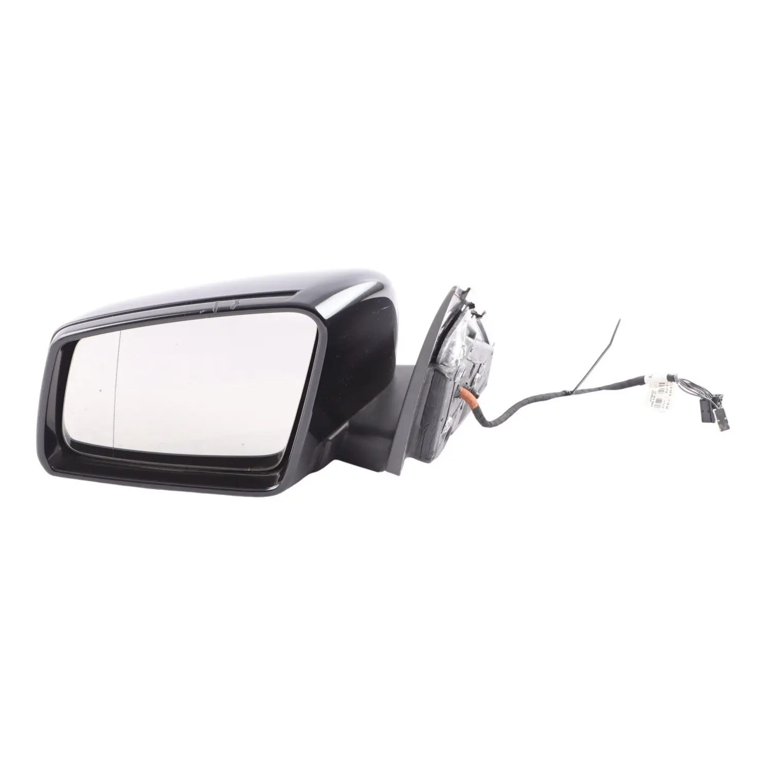 Mercedes W204 Wing Mirror Power Fold Auto Dip Door Left N/S Obsidian Black