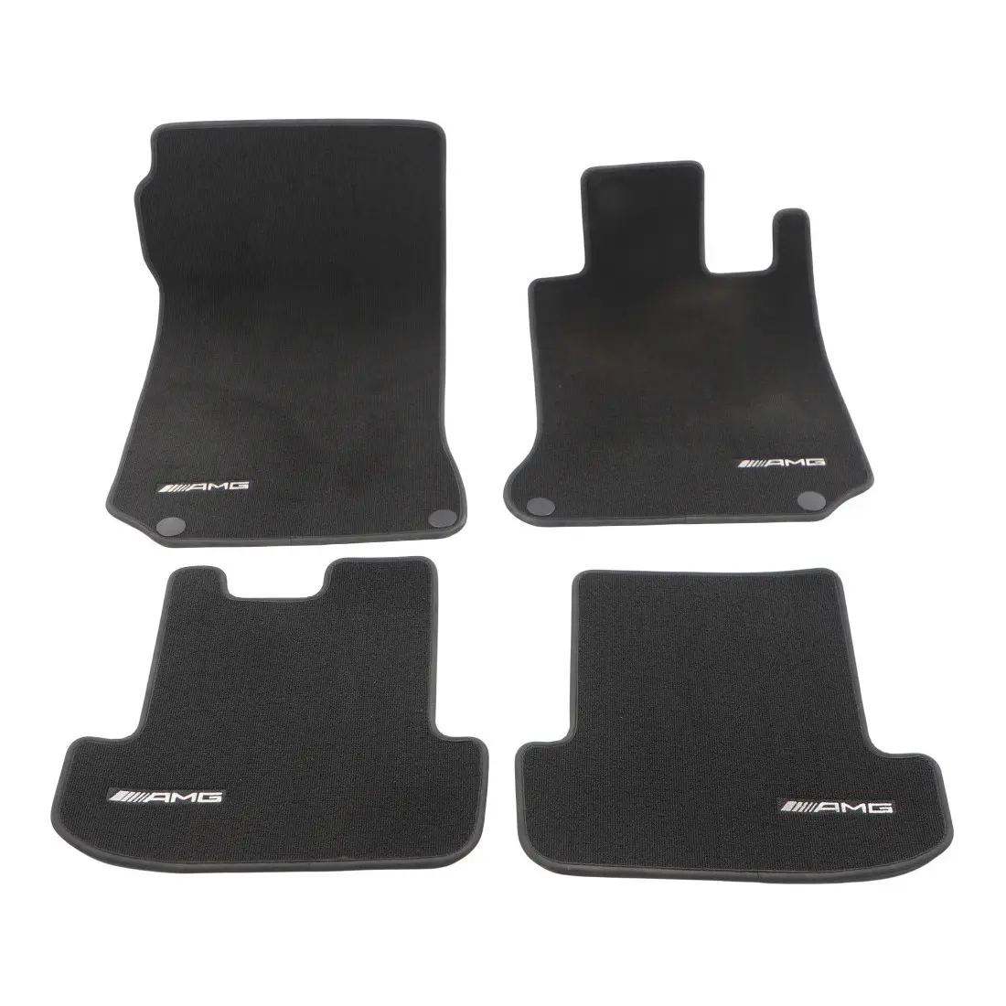 Mercedes W204 Floor Mats Set AMG Interior Front Rear Footwell Floor Covers