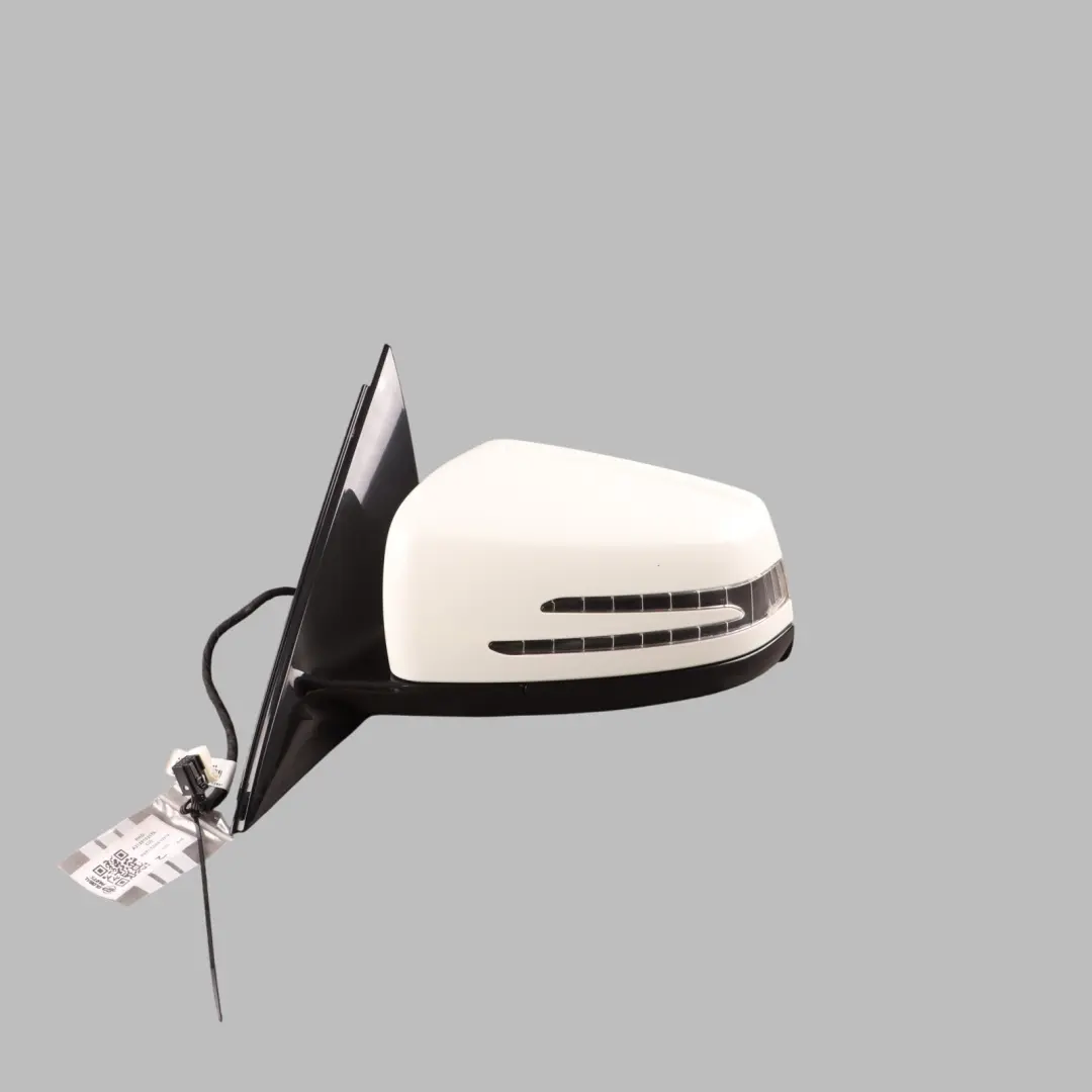Wing Mirror Door Auto Dip Left N/S Calcite White - 650 to Mercedes W212 with Part number A2128102176 Mercedes W212 Wing Mirror Door Auto Dip Left N/S Calcite White - 650 - SKU RHD-A2128102176-CW - Part number A2128102176