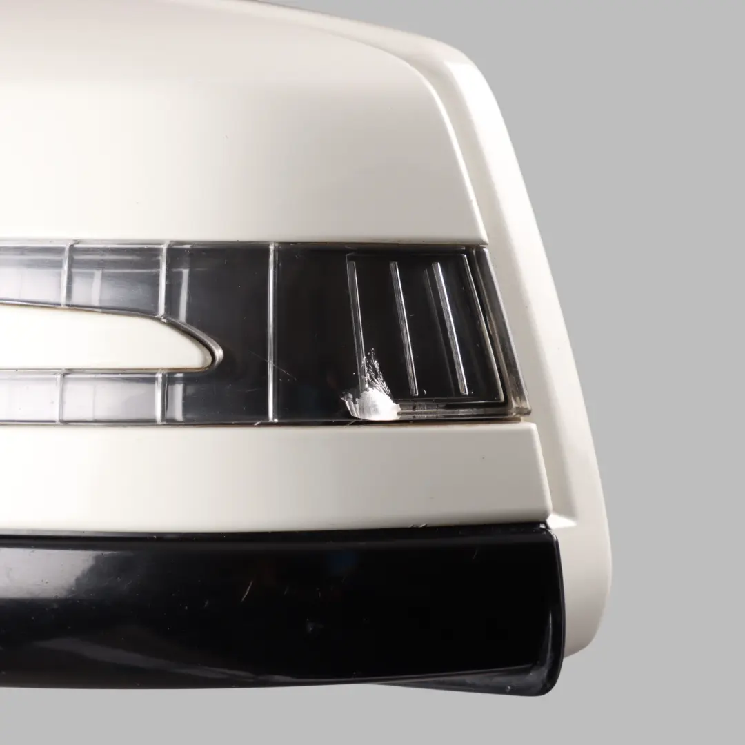 Mercedes W212 Wing Mirror Door Auto Dip Left N/S Calcite White - 650 - SKU RHD-A2128102176-CW - Part number A2128102176