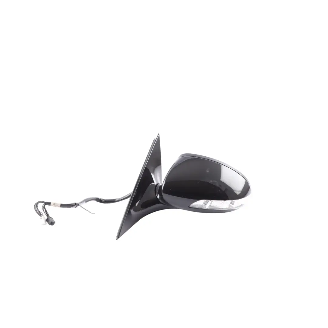 Mercedes W221 S320 Wing Mirror Left N/S Obsidian Black Metallic 197 - SKU RHD-A2218100376-OB - Part number A2218100376