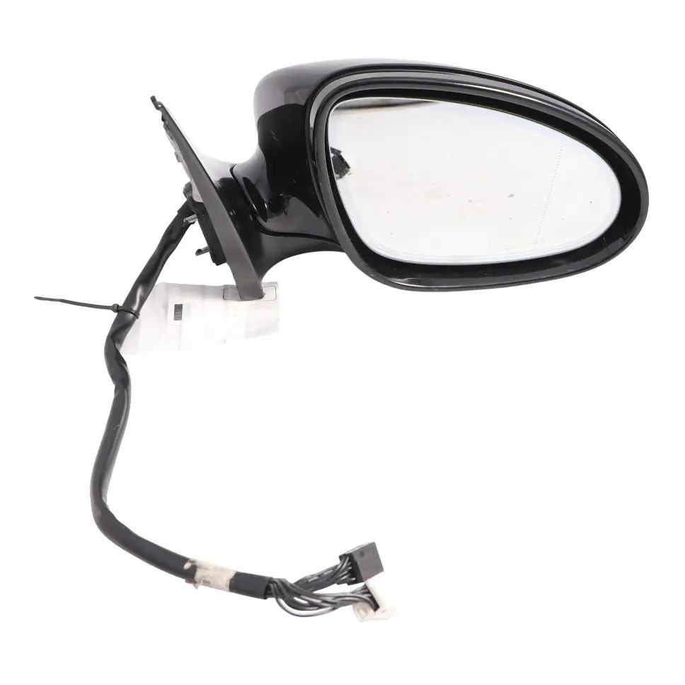 Mercedes W221 Wing Mirror Door Right O/S Auto Dip High Gloss Obsidian Black 197