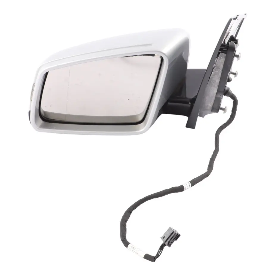 Door Wing Mirror Left N/S Outside Polar Silver - 761 to Mercedes W246 with Part number A2468100176 Mercedes W246 Door Wing Mirror Left N/S Outside Polar Silver - 761 - SKU RHD-A2468100176-PLS - Part number A2468100176
