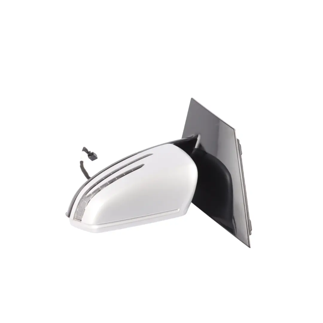 Door Wing Mirror Left N/S Outside Polar Silver - 761 to Mercedes W246 with Part number A2468100176 Mercedes W246 Door Wing Mirror Left N/S Outside Polar Silver - 761 - SKU RHD-A2468100176-PLS - Part number A2468100176