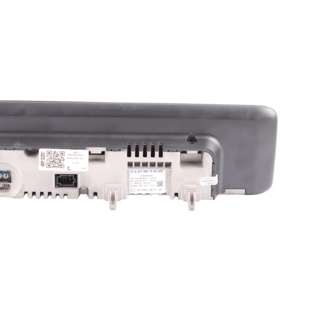 Mercedes W177 W247 Display Screen Instrument Cluster Speedo Meter - SKU RHD-A2479007204-1 - Part number A2479007204