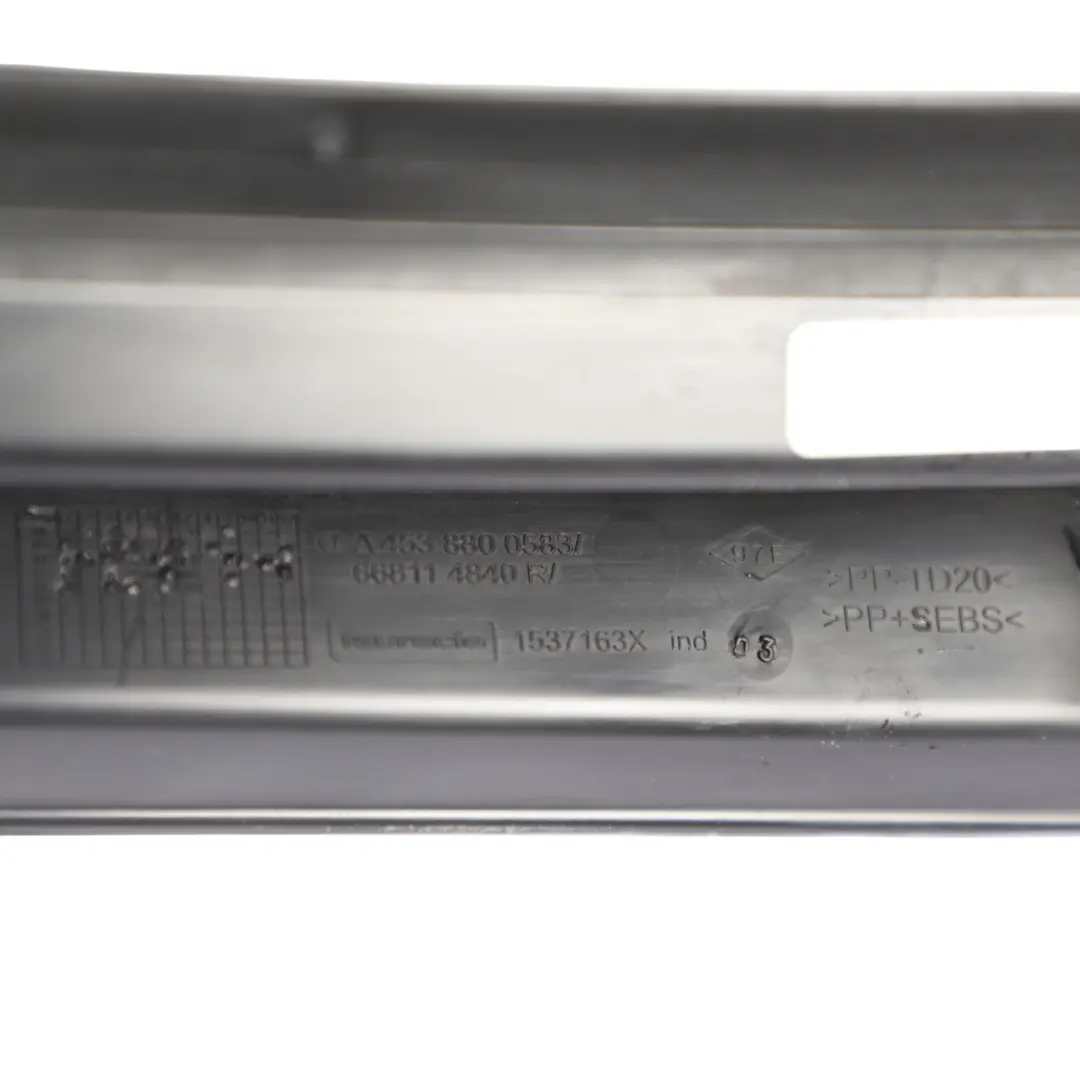 Smart ForTwo C453 Front Windscreen Scuttle Panel Trim - SKU RHD-A4538800583 - Part number A4538800583