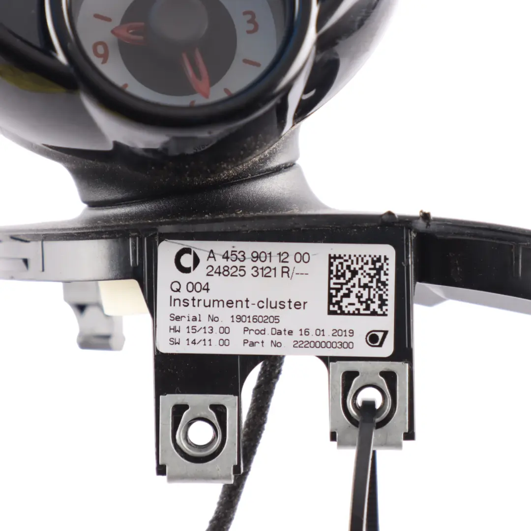 C453 RPM Speedo Instrument Cluster Petrol Automatic to Smart Fortwo with Part number A4539011200 Smart Fortwo C453 RPM Speedo Instrument Cluster Petrol Automatic - SKU RHD-A4539011200 - Part number A4539011200