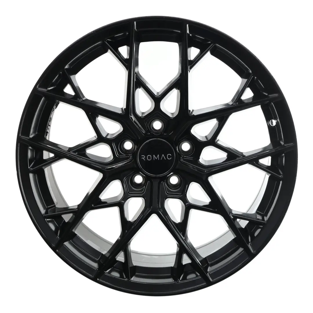  Romac Vortex Black Glossy Ruota In Lega 18" 8J ET:45 - SKU ROMAC-VIA-18-1 - Numero di parte ROMAC-VIA-18-1