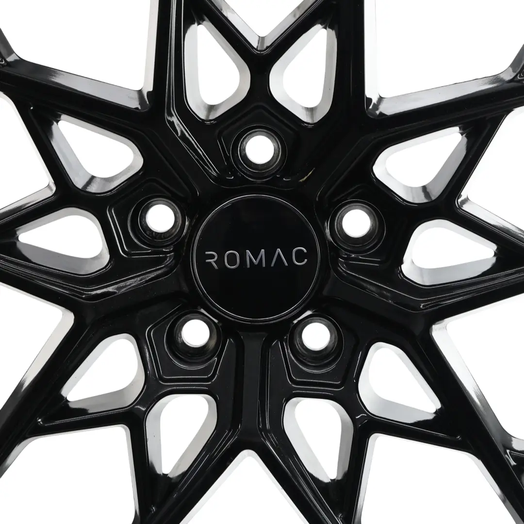 Romac Vortex Negro Brillante Llanta Aleación Rim 18" 8J ET:45 para con número de pieza ROMAC-VIA-18-1 Romac Vortex Negro Brillante Llanta Aleación Rim 18" 8J ET:45 - SKU ROMAC-VIA-18-1 - Número de pieza ROMAC-VIA-18-1