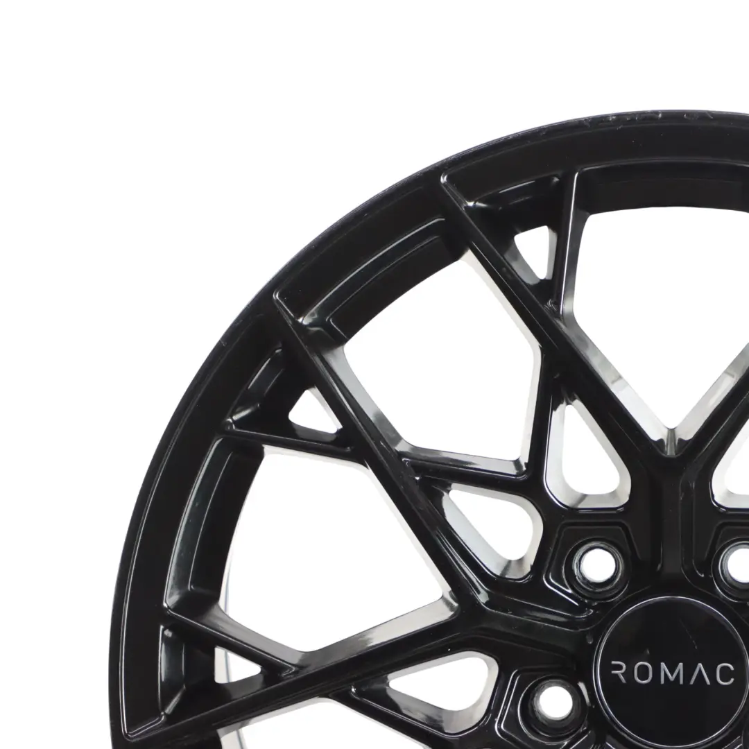 Romac Vortex Negro Brillante Llanta Aleación Rim 18" 8J ET:45 para con número de pieza ROMAC-VIA-18 Romac Vortex Negro Brillante Llanta Aleación Rim 18" 8J ET:45 - SKU ROMAC-VIA-18 - Número de pieza ROMAC-VIA-18