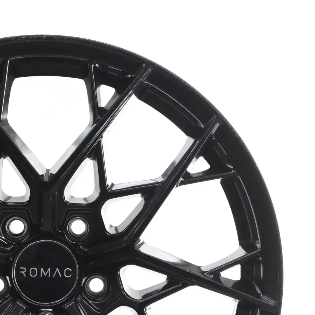 Romac Vortex Negro Brillante Llanta Aleación Rim 18" 8J ET:45 para con número de pieza ROMAC-VIA-18 Romac Vortex Negro Brillante Llanta Aleación Rim 18" 8J ET:45 - SKU ROMAC-VIA-18 - Número de pieza ROMAC-VIA-18