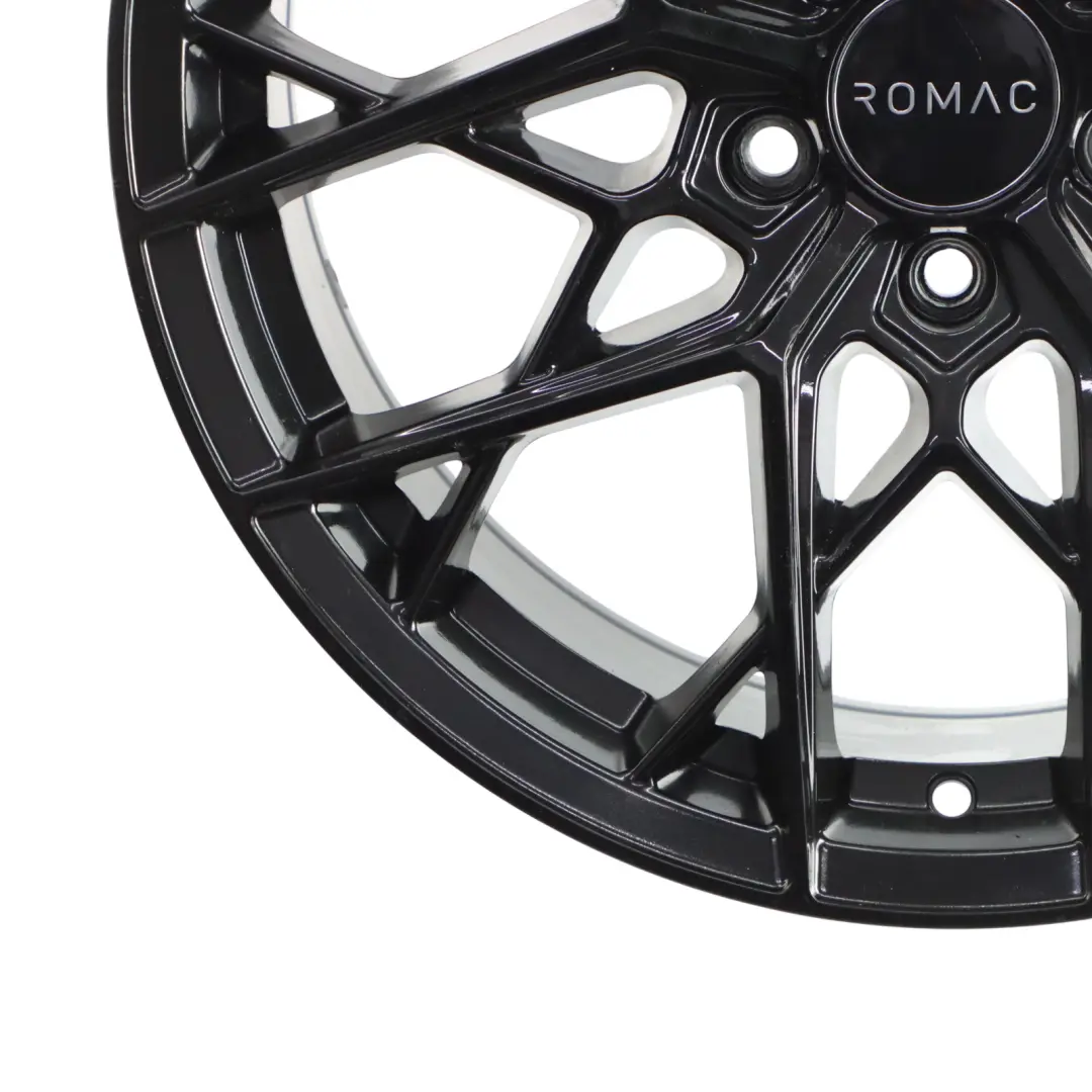  Romac Vortex Black Glossy Ruota In Lega 18" 8J ET:45 - SKU ROMAC-VIA-18 - Numero di parte ROMAC-VIA-18