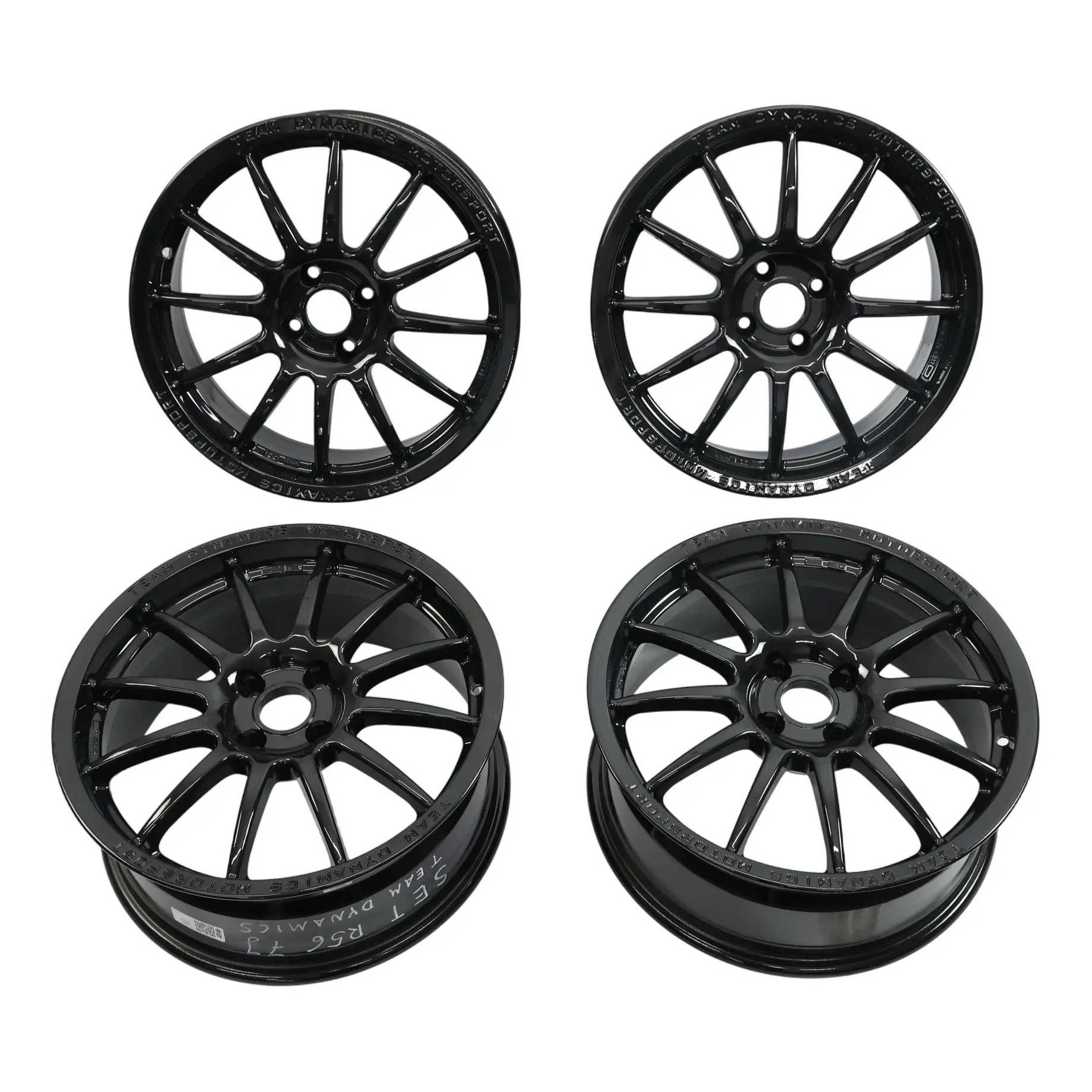 Mini Cooper R50 R56 Juego Completo 4X Llanta 17" 7J Team Dynamics Motorsport