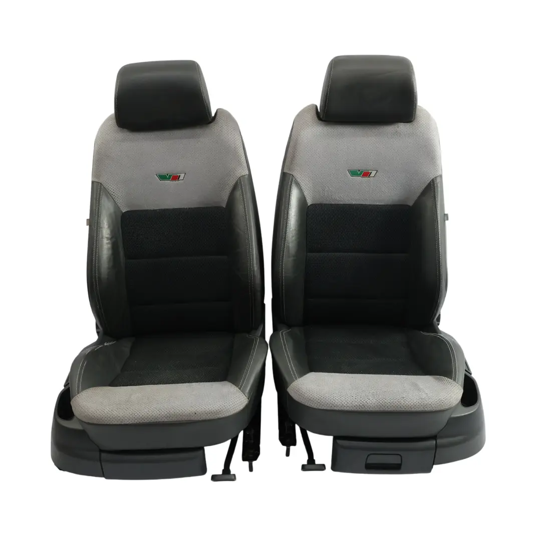 Skoda Octavia 1Z VRS RS Vordersitze Rücksitze Sofa Leder Stoff Grau Anthr Kit - SKU SKODA-OCTAVIA-RS-1Z-SEAT-SET - Teilenummer SKODA-OCTAVIA-RS-1Z-SEAT