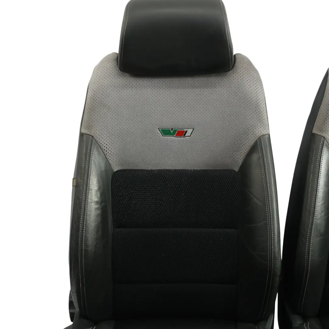 Skoda Octavia 1Z VRS RS Vordersitze Rücksitze Sofa Leder Stoff Grau Anthr Kit - SKU SKODA-OCTAVIA-RS-1Z-SEAT-SET - Teilenummer SKODA-OCTAVIA-RS-1Z-SEAT