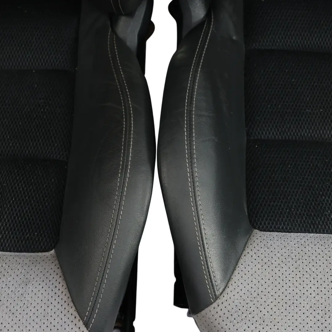 Skoda Octavia 1Z VRS RS Front Seats Rear Sofa Leather Cloth Grey Anthr Set Kit - SKU SKODA-OCTAVIA-RS-1Z-SEAT-SET - Part number SKODA-OCTAVIA-RS-1Z-SEAT