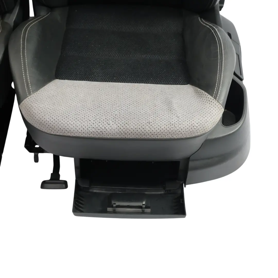 Skoda Octavia 1Z VRS RS Front Seats Rear Sofa Leather Cloth Grey Anthr Set Kit - SKU SKODA-OCTAVIA-RS-1Z-SEAT-SET - Part number SKODA-OCTAVIA-RS-1Z-SEAT