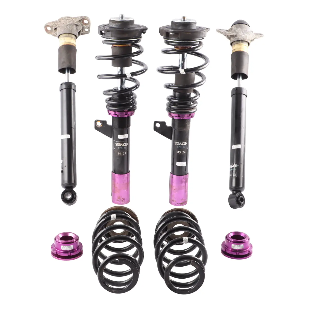 VW Golf Mk5 Stance+ Spring Strut Suspension Set Front Rear Left Right N/O/S
