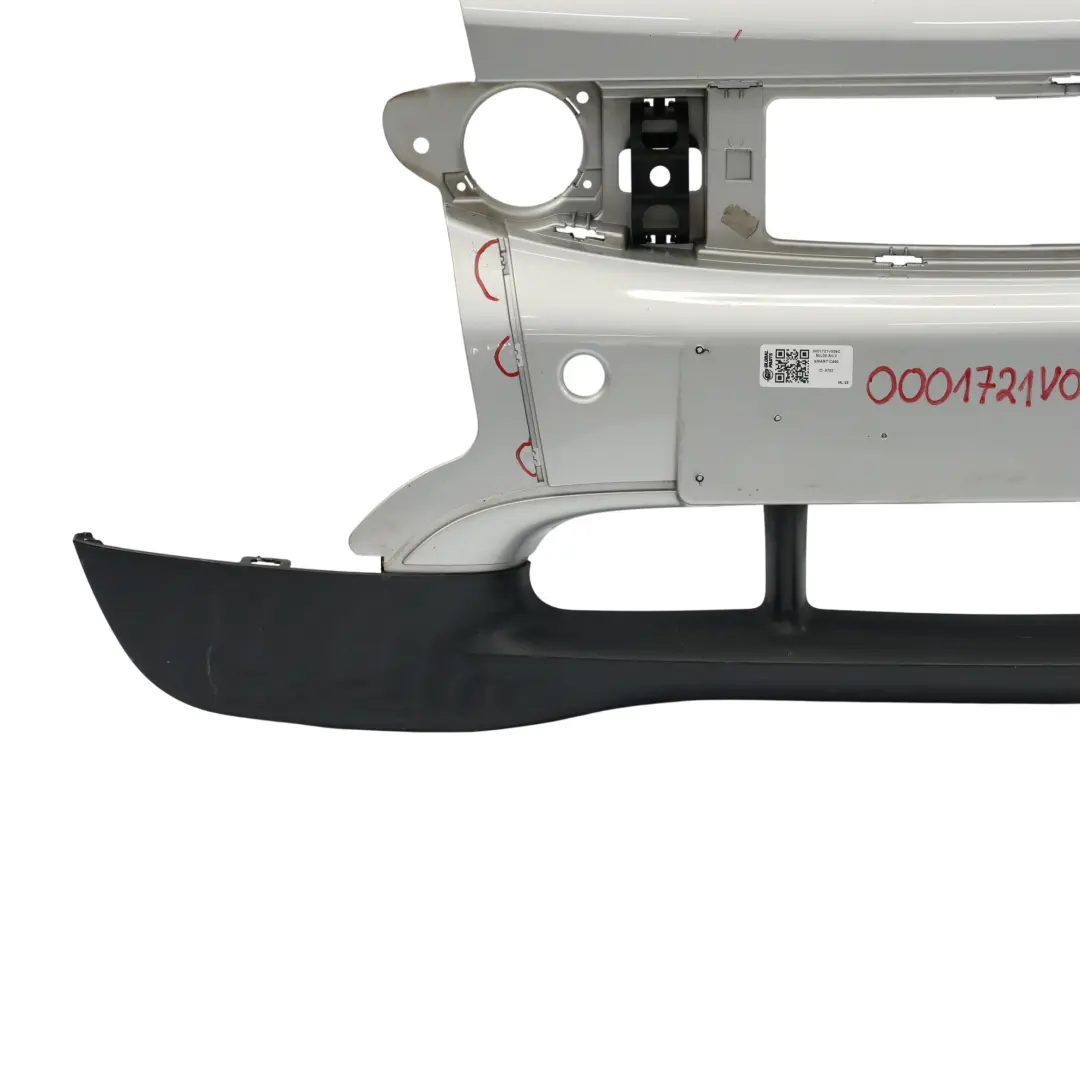C450 Front Bumper Centre Slam Panel Cover Silver Metallic - EAD to Smart Fortwo with Part number 0001721V009C50L00 Smart Fortwo C450 Front Bumper Centre Slam Panel Cover Silver Metallic - EAD - SKU 0001721V009C50L00-SILV - Part number 0001721V009C50L00