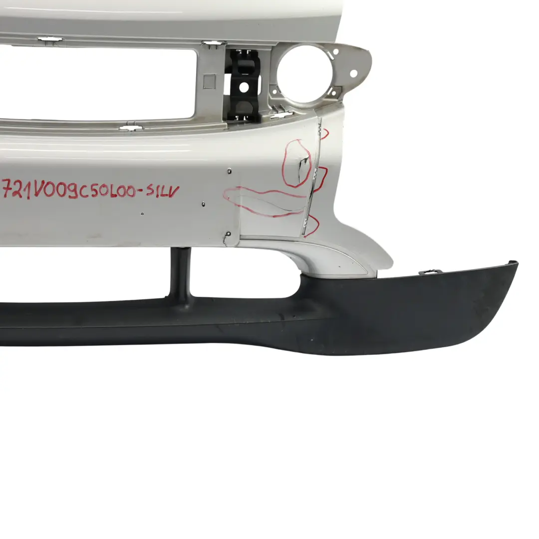 Smart Fortwo C450 Front Bumper Centre Slam Panel Cover Silver Metallic - EAD - SKU 0001721V009C50L00-SILV - Part number 0001721V009C50L00