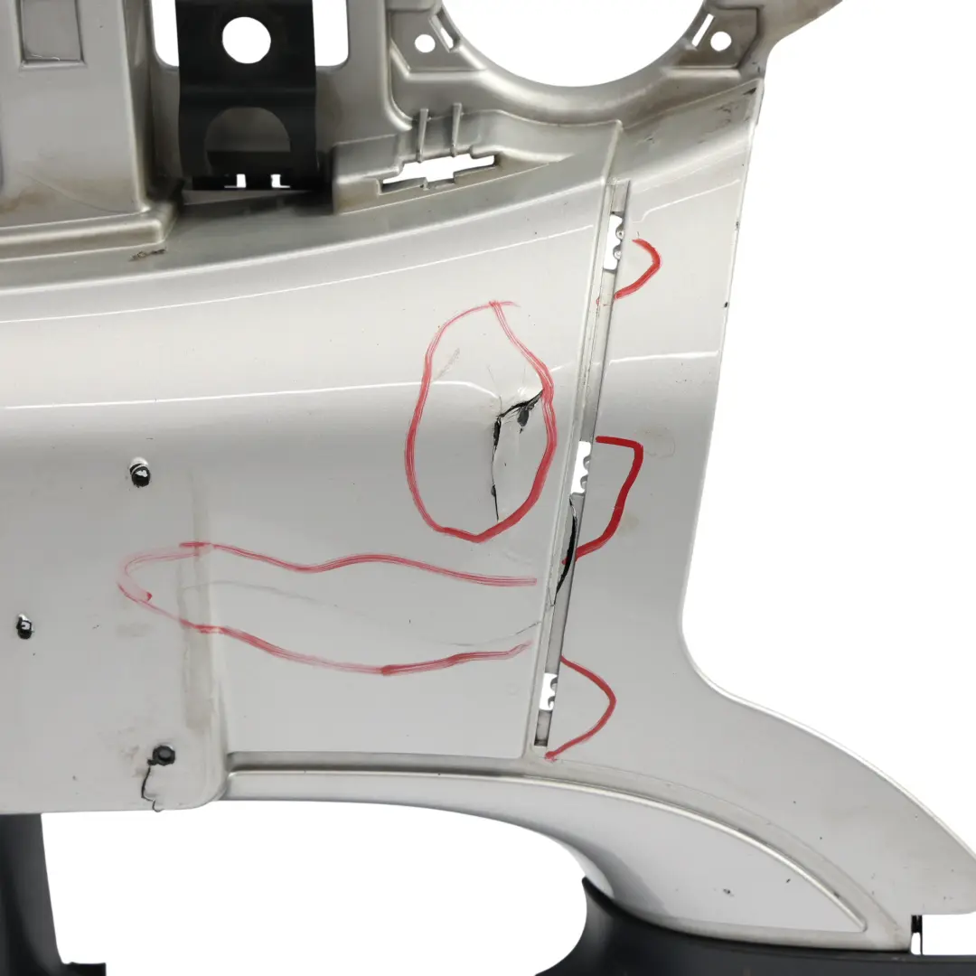 Smart Fortwo C450 Zderzak Panel Nadwozia Przedni Silver Srebrny Metalik EAD - SKU 0001721V009C50L00-SILV - Numer Części 0001721V009C50L00