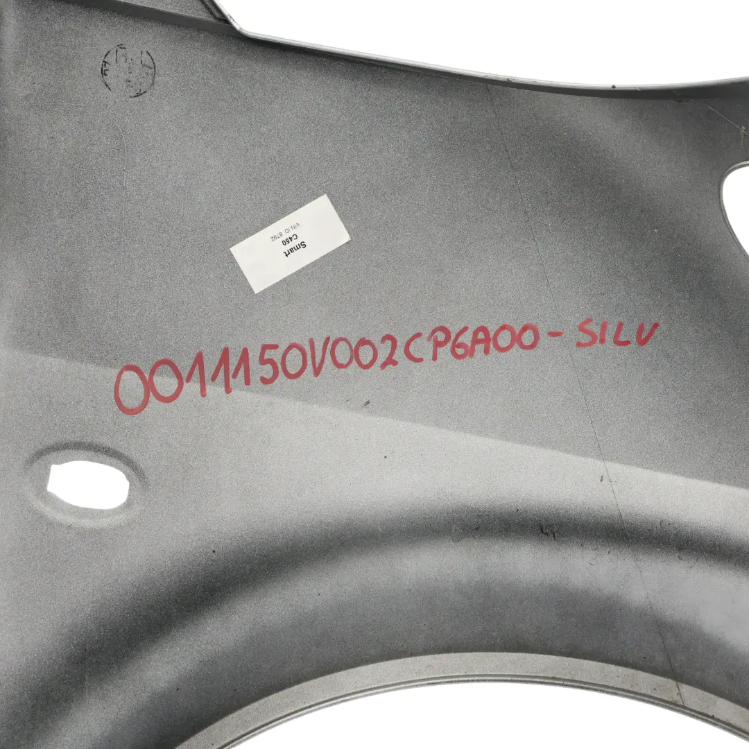 C450 Frontflügel Seitenteil Kotflügel Links Silber Metallic - EAD für Smart Fortwo mit Teilenummer 0011150V002CP6A00 Smart Fortwo C450 Frontflügel Seitenteil Kotflügel Links Silber Metallic - EAD - SKU 0011150V002CP6A00-SILV - Teilenummer 0011150V002CP6A00