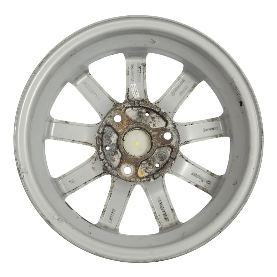 Smart Fortwo C450 Jante Avant Alliage Argenté 15" 4J ET:27 - SKU 0015425V001-1 - Numéro de pièce 0015425V001