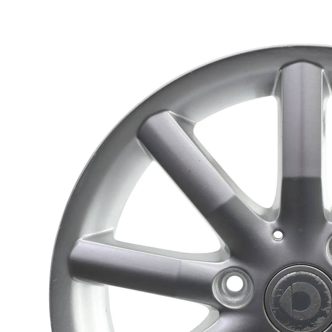 C450 Cerchio Anteriore Lega Argento 15" 4J ET:27 per Smart Fortwo con numero di parte 0015425V001 Smart Fortwo C450 Cerchio Anteriore Lega Argento 15" 4J ET:27 - SKU 0015425V001-1 - Numero di parte 0015425V001