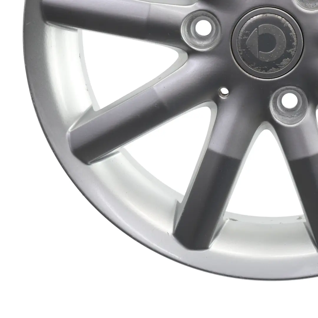 Smart Fortwo C450 Jante Avant Alliage Argenté 15" 4J ET:27 - SKU 0015425V001-1 - Numéro de pièce 0015425V001