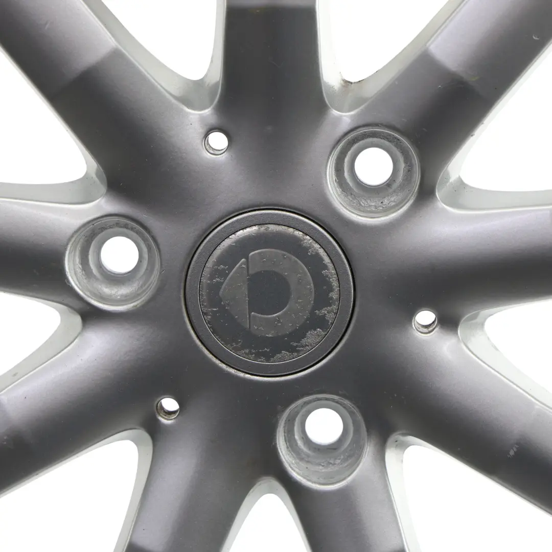 Smart Fortwo C450 Felga Aluminiowa Srebrna Przód 15" 4J ET:27 - SKU 0015425V001-1 - Numer Części 0015425V001