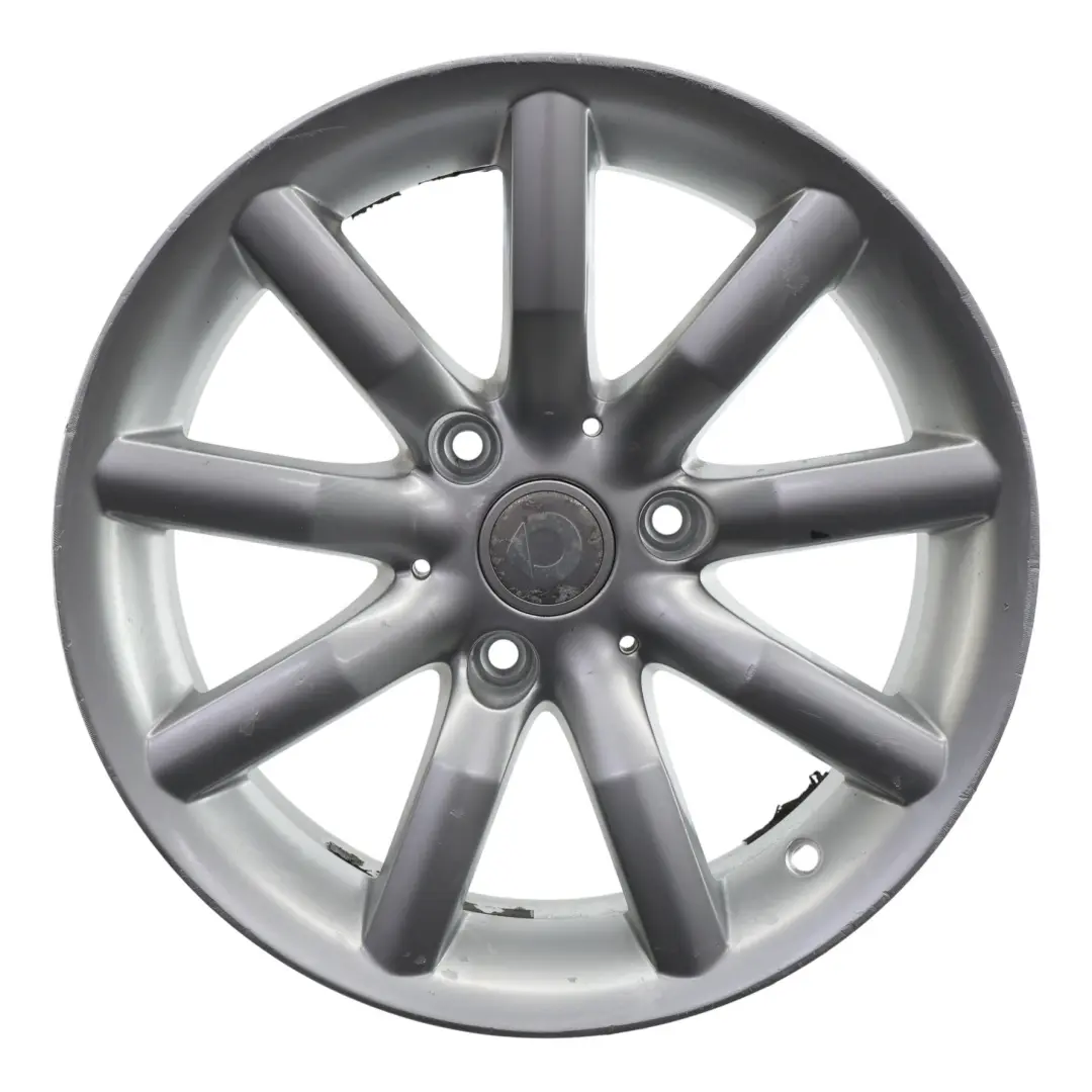 Smart ForTwo C450 Rear Wheel Rim Alloy Silver 15" 5,5J ET:27 - SKU 0015426V001-1 - Part number 0015426V001