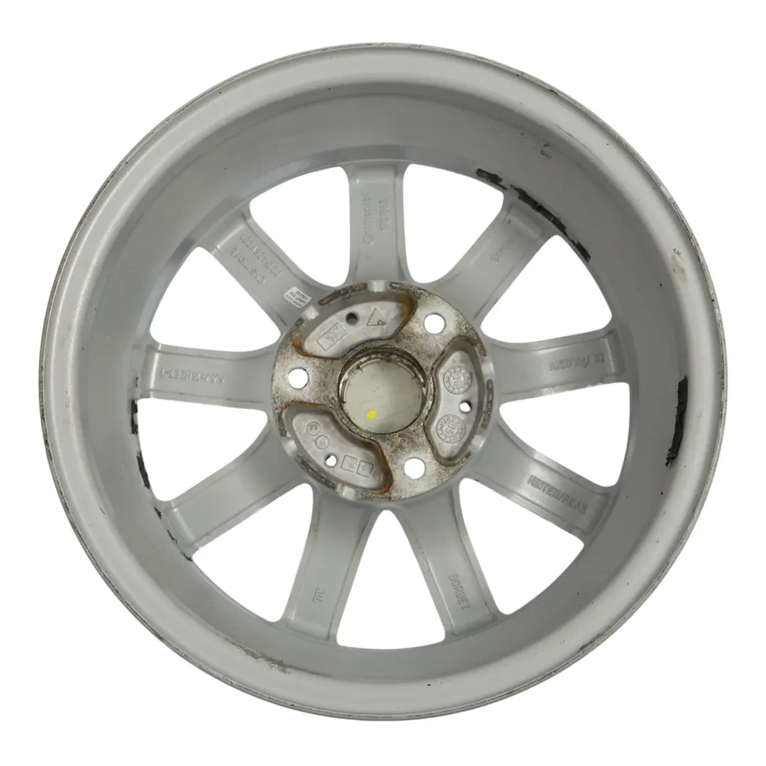 Smart Fortwo C450 Jante Arrière Alliage Argenté 15" 5,5J ET:27 - SKU 0015426V001-1 - Numéro de pièce 0015426V001