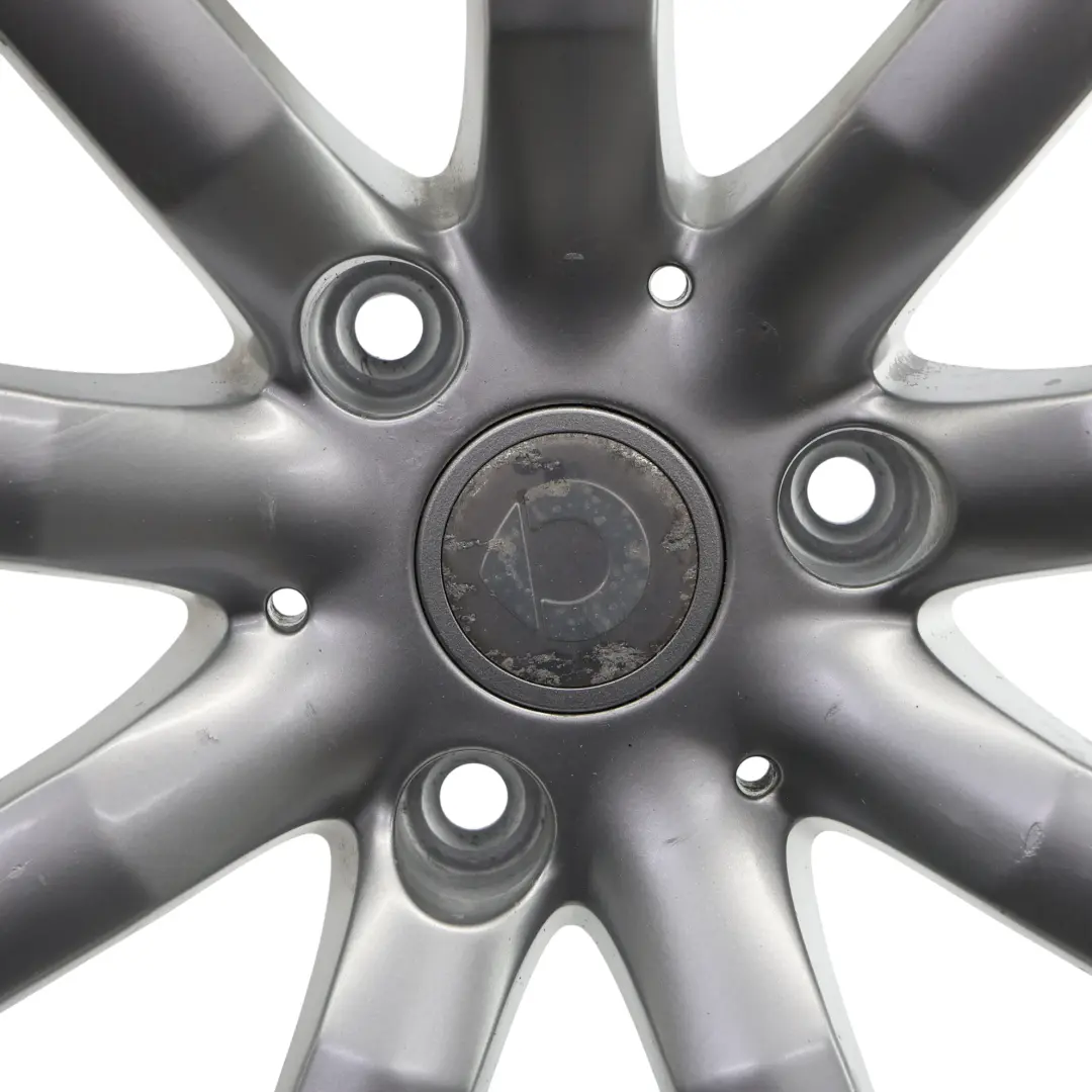 Smart Fortwo C450 Llanta Aleación Trasera Plata 15" 5,5J ET:27 0015425V001 - SKU 0015426V001-1 - Número de pieza 0015426V001