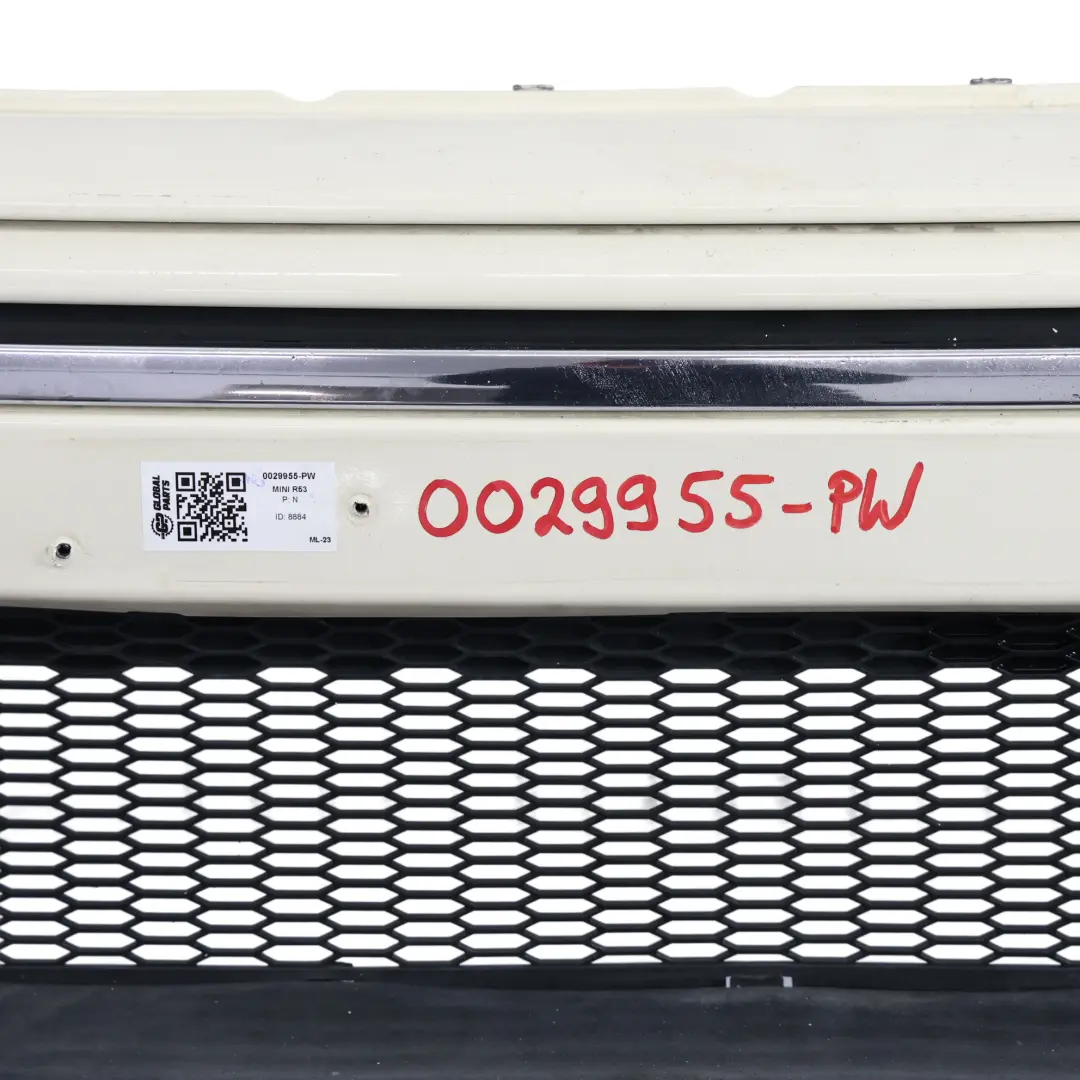 Mini R52 R53 Cooper S Stossfänger Vorn Pepper White - 850 - SKU 0029955-PW - Teilenummer 0029955