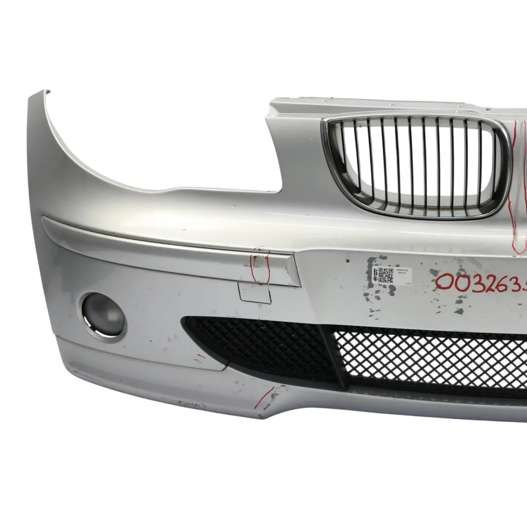 BMW E87 Zderzak Przedni Titansilber Srebrny Metalik - 354 - SKU 0032635-TS3 - Numer Części 0032635