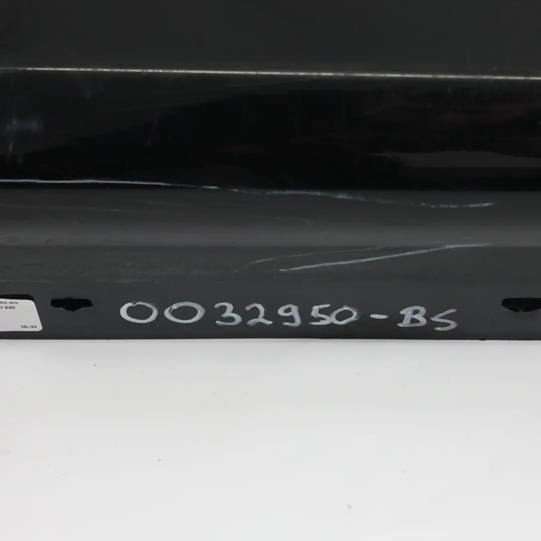 BMW E90 E91 Side Skirt Sill Strip Right O/S Black Sapphire Metallic - 475 - SKU 0032950-BS - Part number 0032950