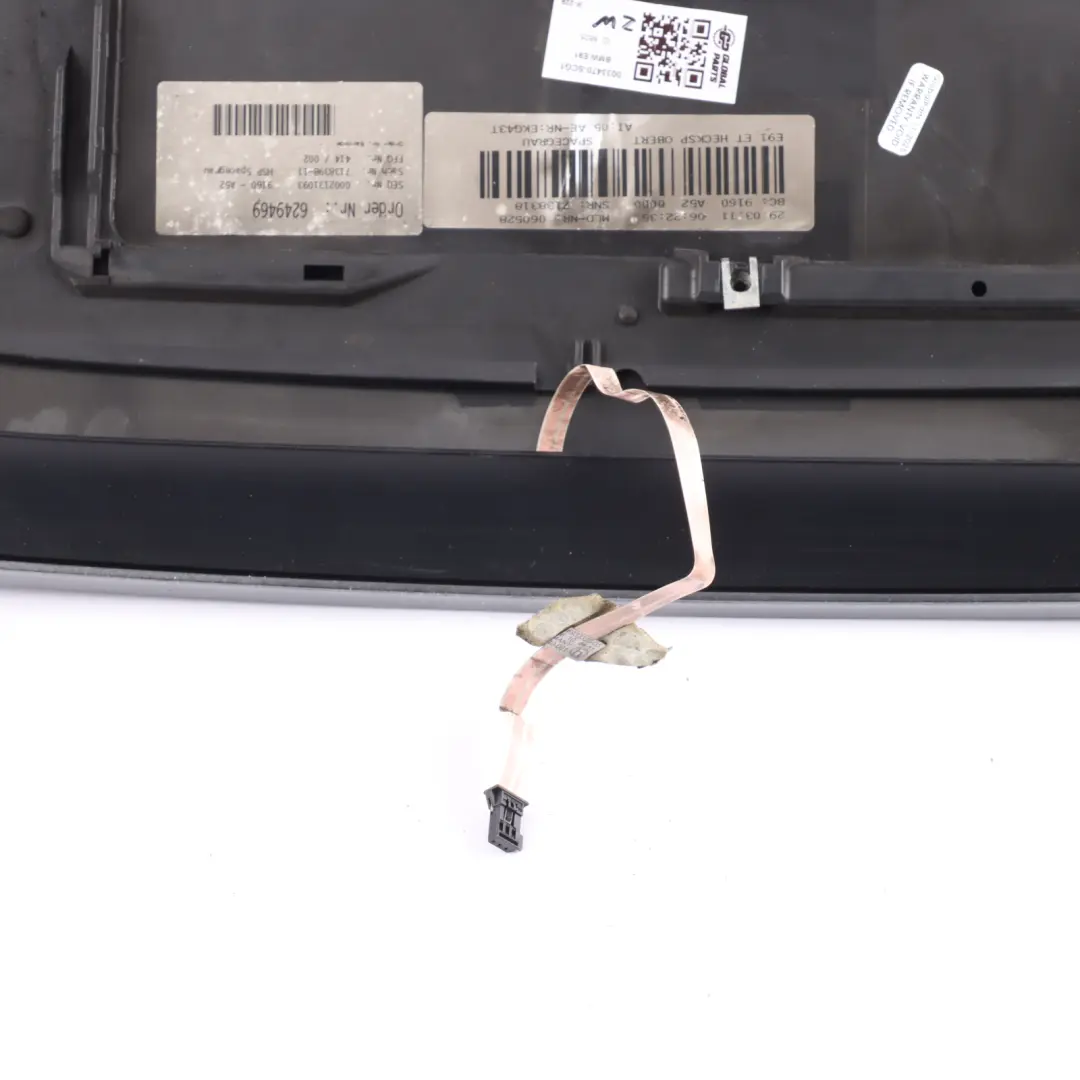 BMW E91 Spoiler Klapy Bagażnika Tył Spacegrau - SKU 0033470-SCG1 - Numer Części 0033470