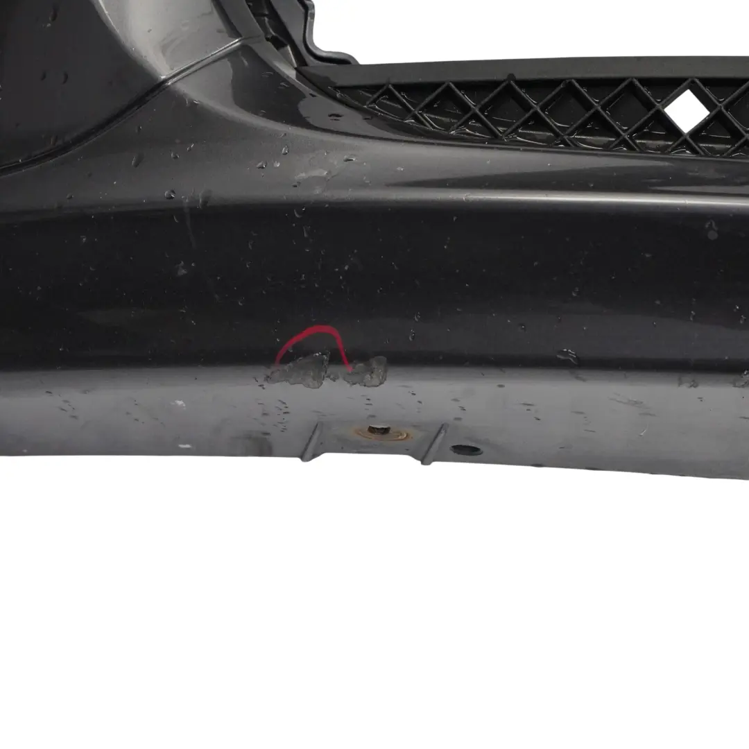 BMW E81 E87 LCI Complete Front Bumper Trim Panel Sparkling Graphite - A22 - SKU 0035909-SG - Part number 0035909