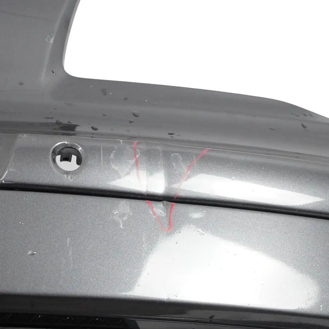 Complete Front Bumper Trim Panel Sparkling Graphite - A22 to BMW E81 E87 LCI with Part number 0035909 BMW E81 E87 LCI Complete Front Bumper Trim Panel Sparkling Graphite - A22 - SKU 0035909-SG - Part number 0035909