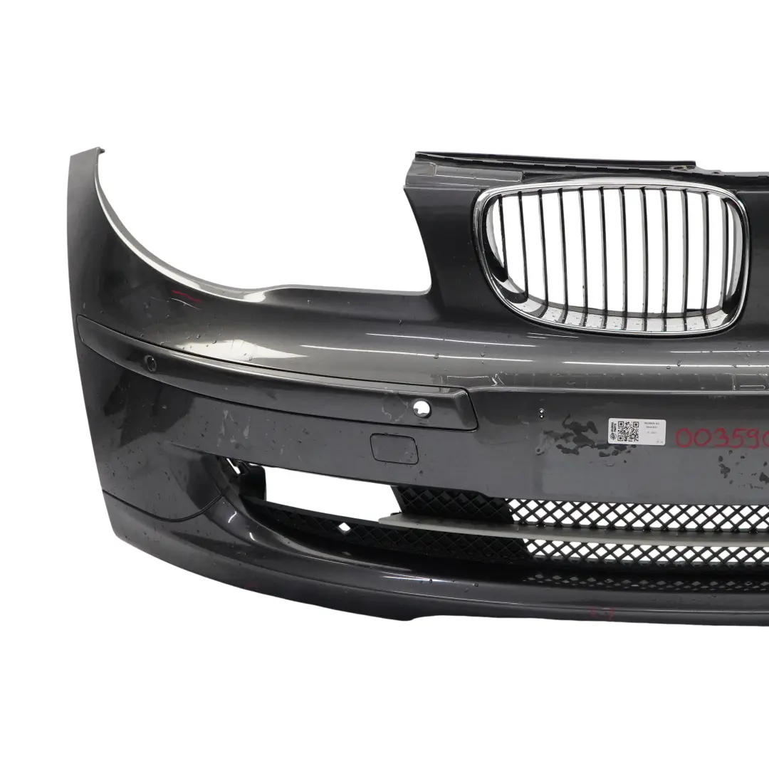 Zderzak Przedni Sparkling Graphite Metalik - A22 do BMW E81 E87 LCI o numerze 0035909 BMW E81 E87 LCI Zderzak Przedni Sparkling Graphite Metalik - A22 - SKU 0035909-SG - Numer Części 0035909